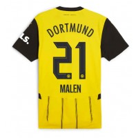 Muški Nogometni Dres Borussia Dortmund Donyell Malen #21 Domaci 2024-25 Kratak Rukav